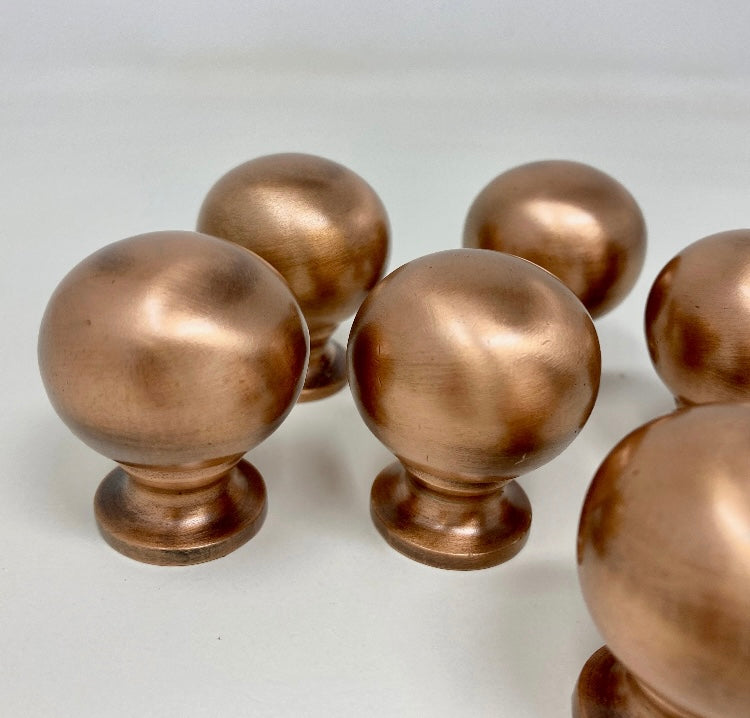 Antique Copper Finish Bubble Ball Knob x 1 | Wardrobe | Modern | Kitchen Replacement| Furniture Knob | Cabinet Knob | Iron