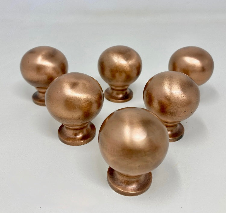 Antique Copper Finish Bubble Ball Knob x 1 | Wardrobe | Modern | Kitchen Replacement| Furniture Knob | Cabinet Knob | Iron