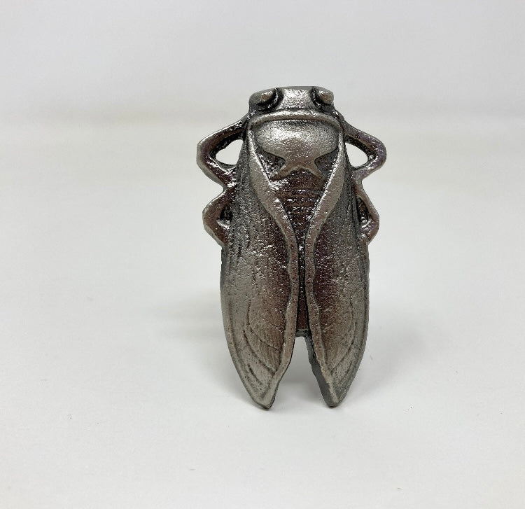 Antique Pewter Bug Insect Drawer Knob Metal Cicada Cabinet Knobs Dresser Knob Cabinet Knob