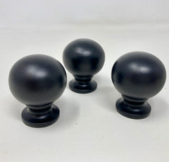 BLACK Finish Bubble Ball Knob x 1 | Wardrobe | Modern | Kitchen Replacement Knob | Furniture Knob | Cabinet Knob | Iron