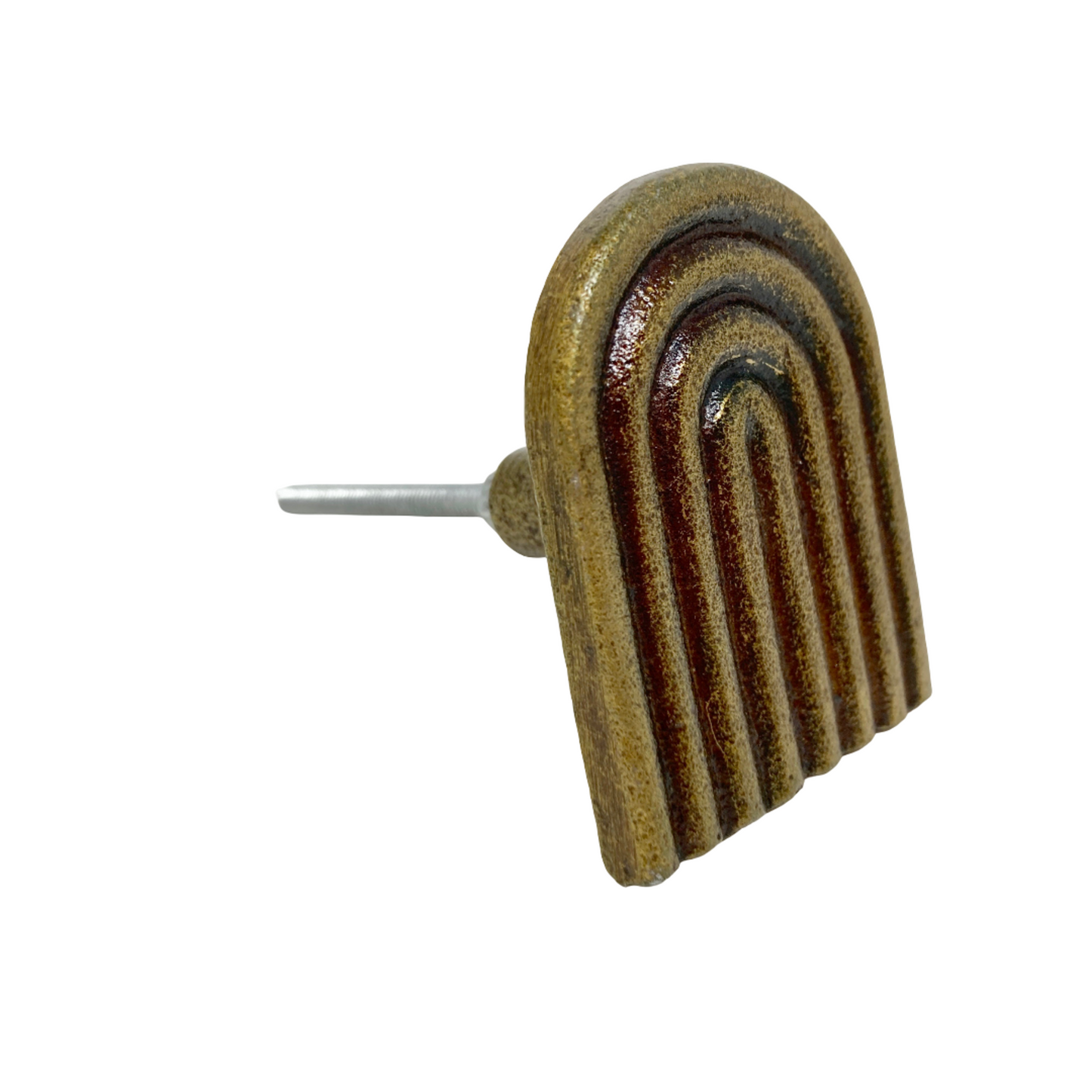 Large Art Deco Arch Knob