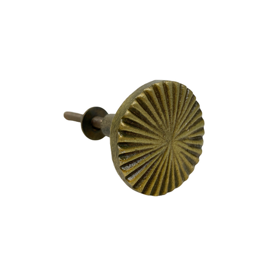 Art Deco Fan Knob - 2 Sizes