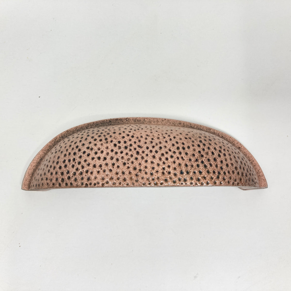 Antique Copper Hammered Knob & Cup Handle Cabinet - Drawer Pull Door Knob Kitchen Replacement Knob