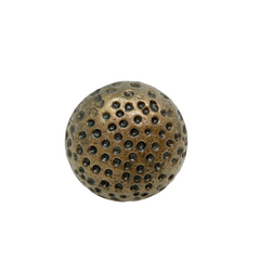 Antique Brass Hammered Knob Or Cup Handle