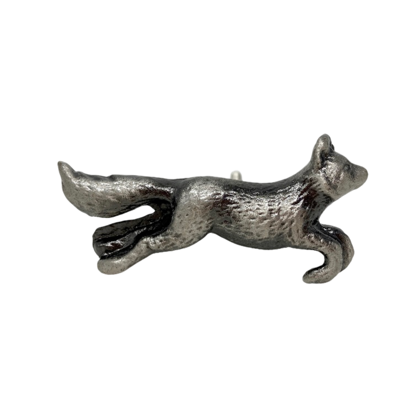 Running Fox Vintage Animal Knob
