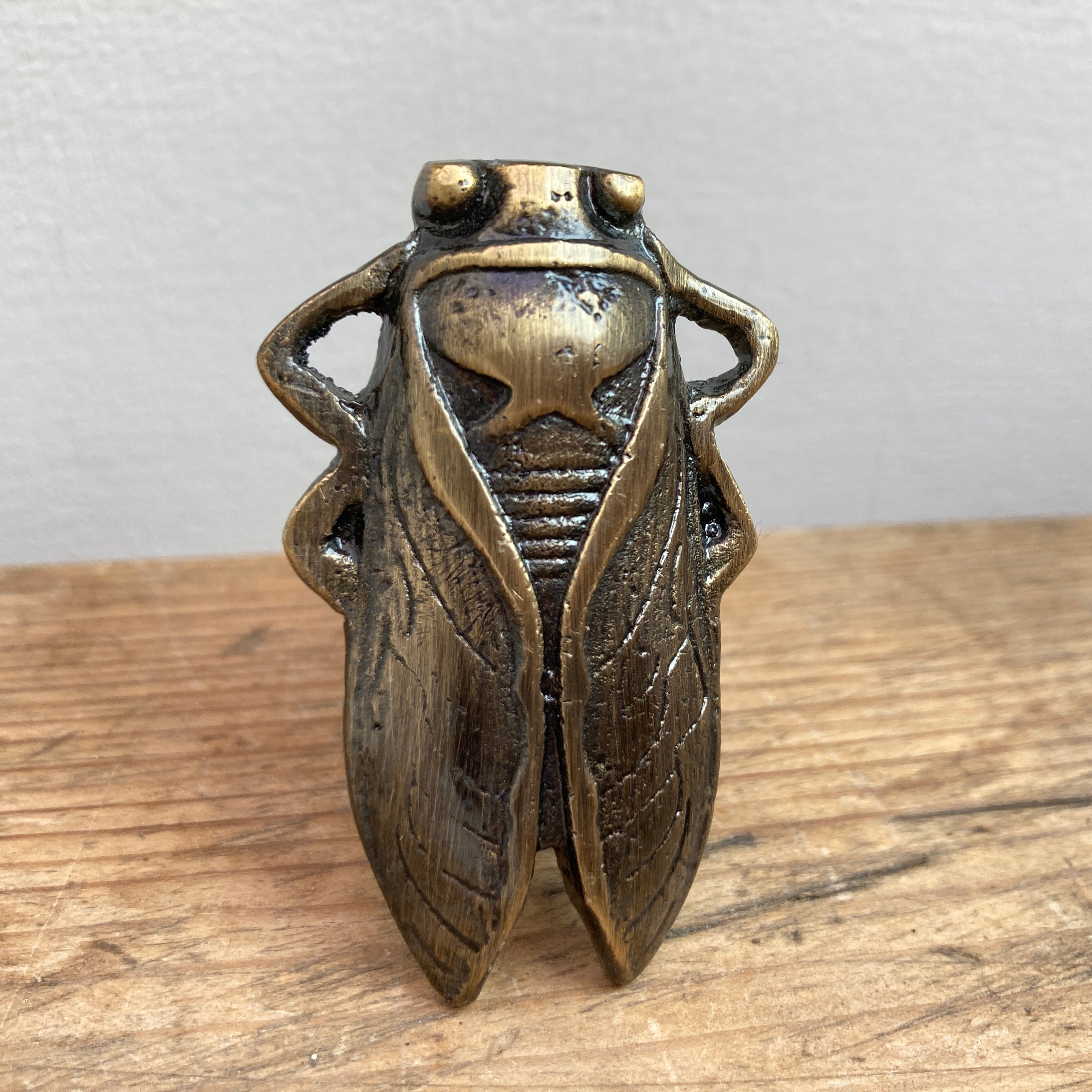 Antique Brass Bug Insect Drawer Knob Metal Cicada Cabinet Knobs Dresser Knob Cabinet Knob