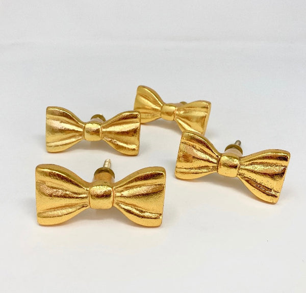 Bow Tie LARGE - Home decor shabby chic upcycle drawer pull Cabinet Drawers