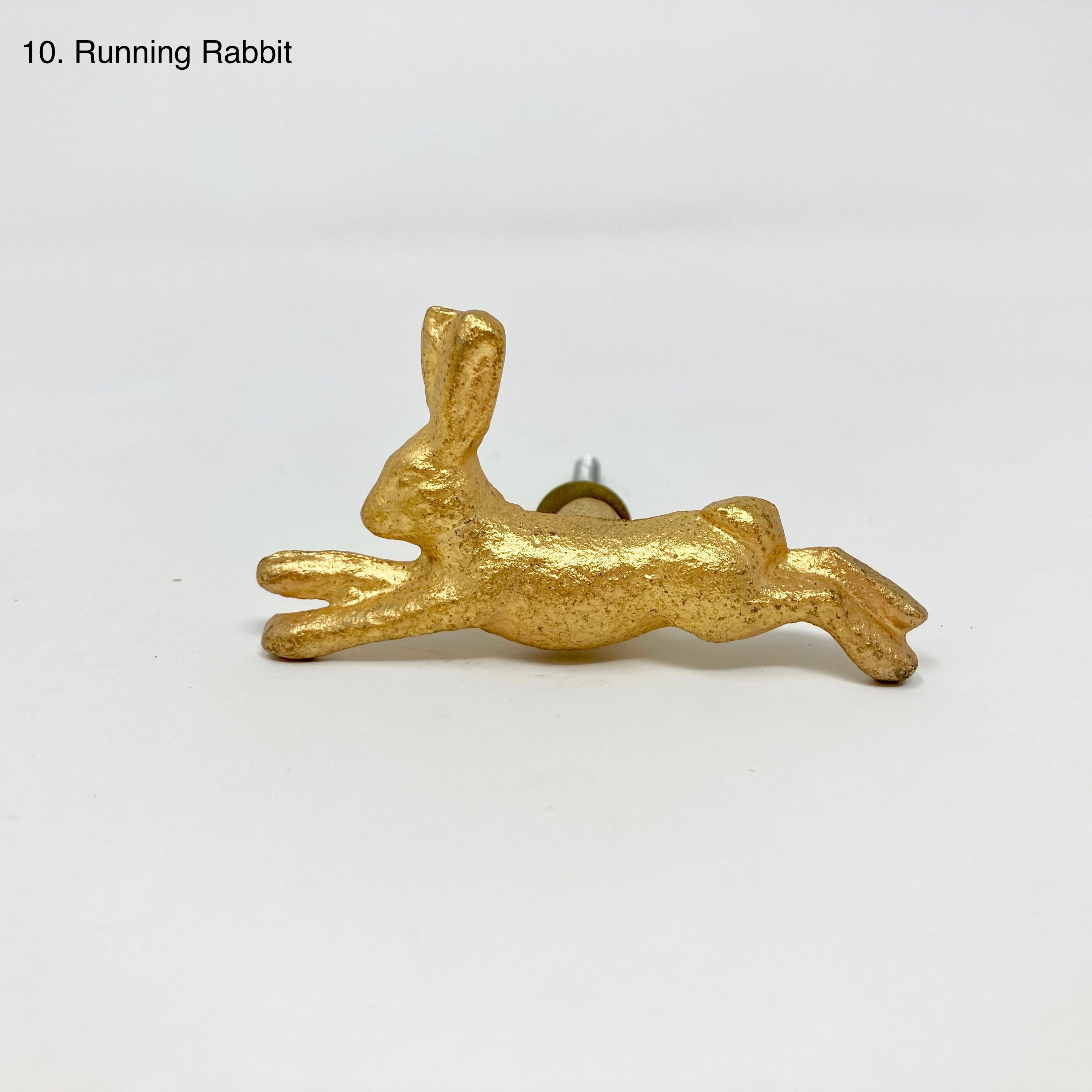 Old Gold Antique Gold Vintage Cabinet Handles Iron Handmade Metal Animal Cupboard Door, Drawer Pulls