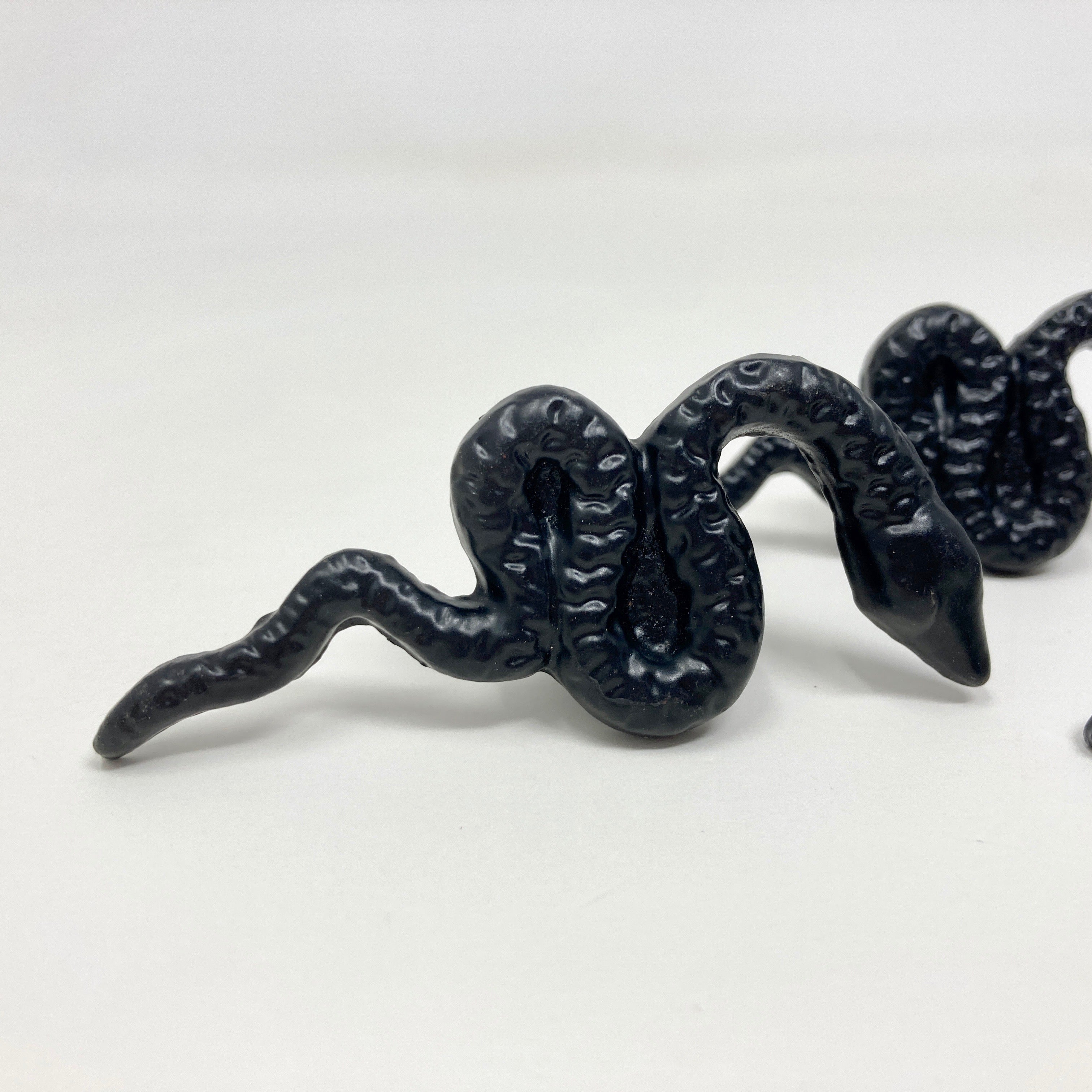 Black Snake Metal Knob | Handle Kitchen Cupboard Home