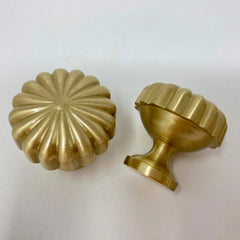 Sunflower Pull Knob Solid Brass 25mm or 30mm | Kitchen Replacement Knob, Furniture Knob, Cabinet Knob, Kitchen Door Knob