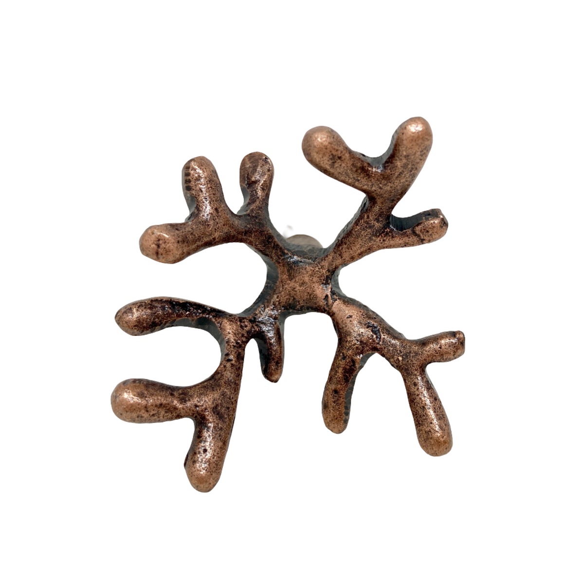 Large Coral Knob