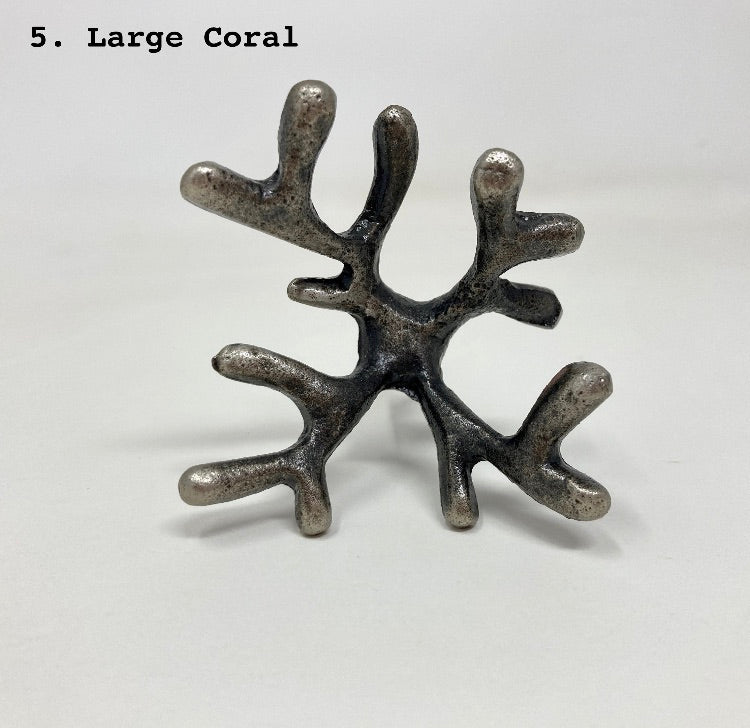 ANTIQUE PEWTER Drawer Cabinet Knobs  - Dresser Cabinet Chest of Drawers