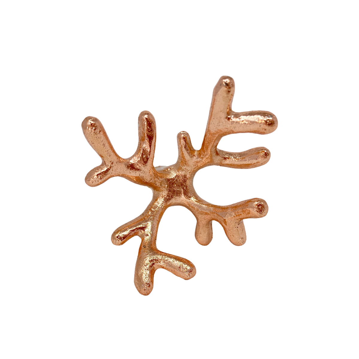 Large Coral Knob