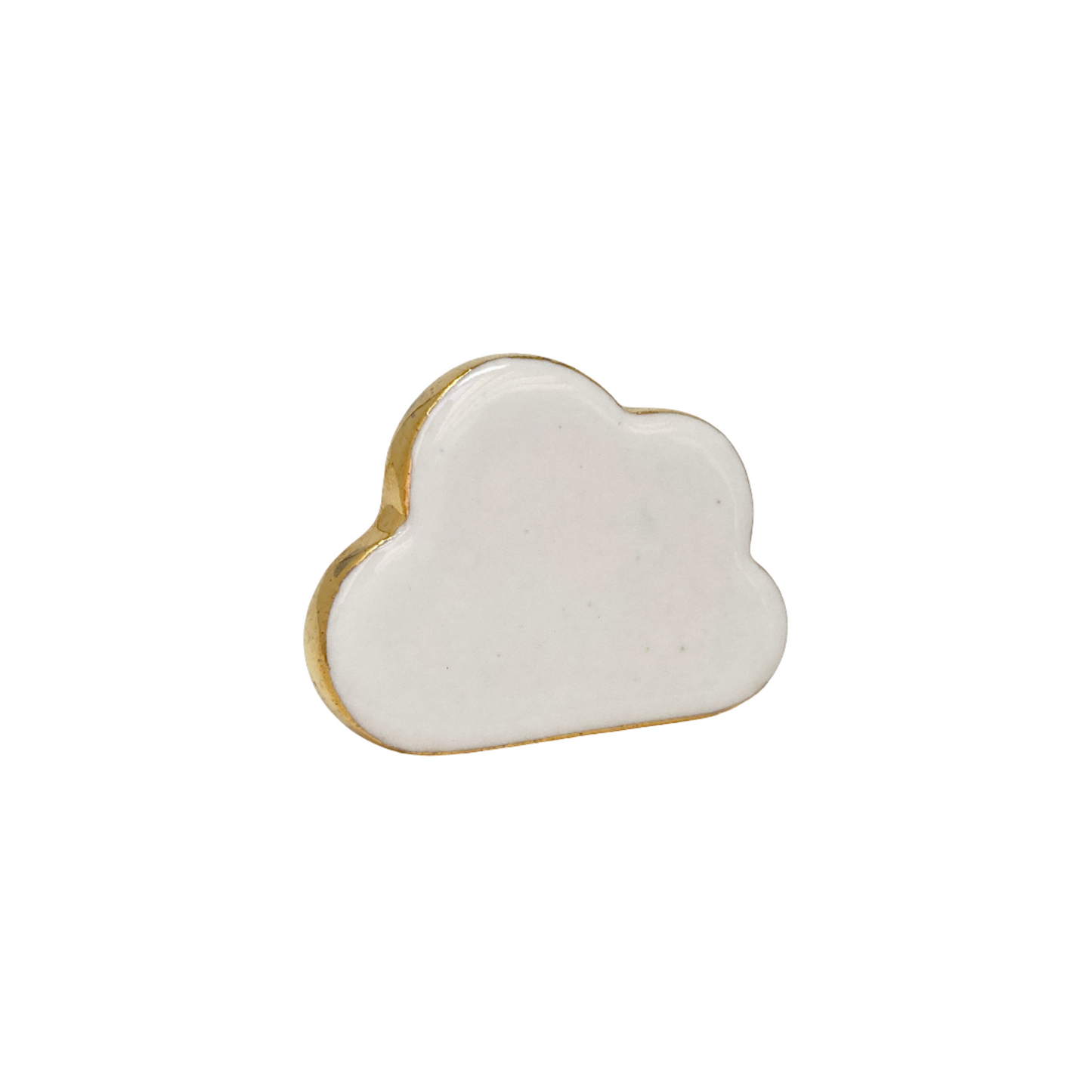 Gold-Edged White Cloud Knob