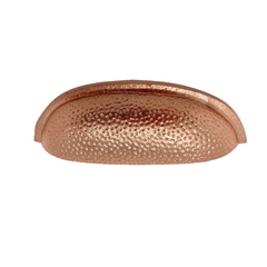 Copper Hammered Knob Or Cup Handle