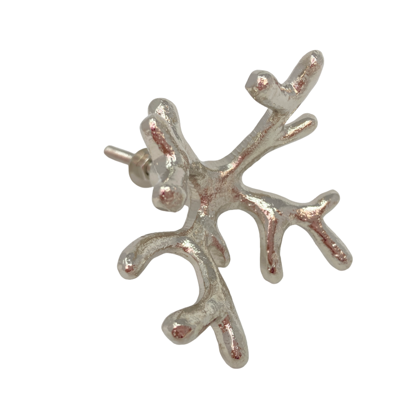 Large Coral Knob