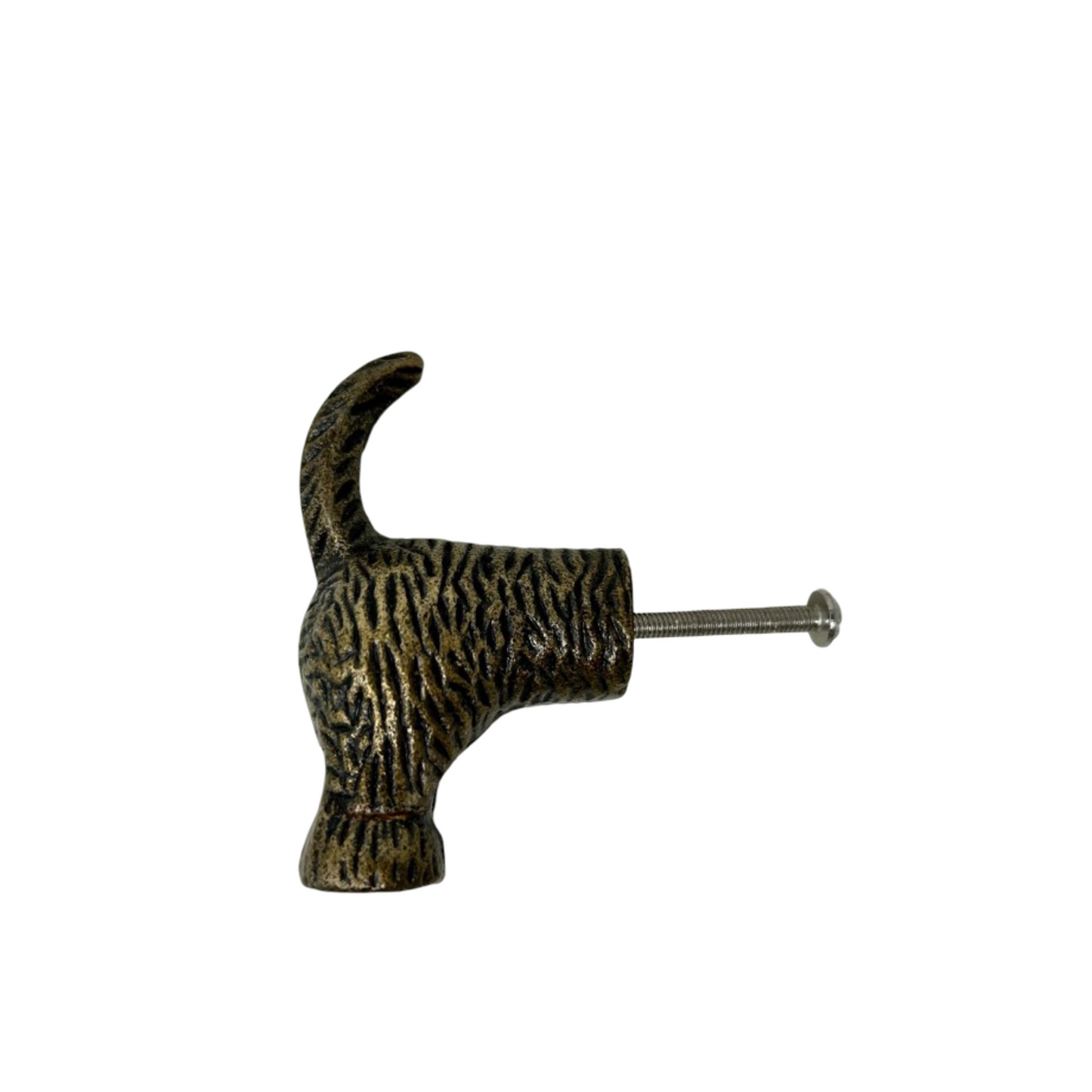 Dog Tail Animal Knob