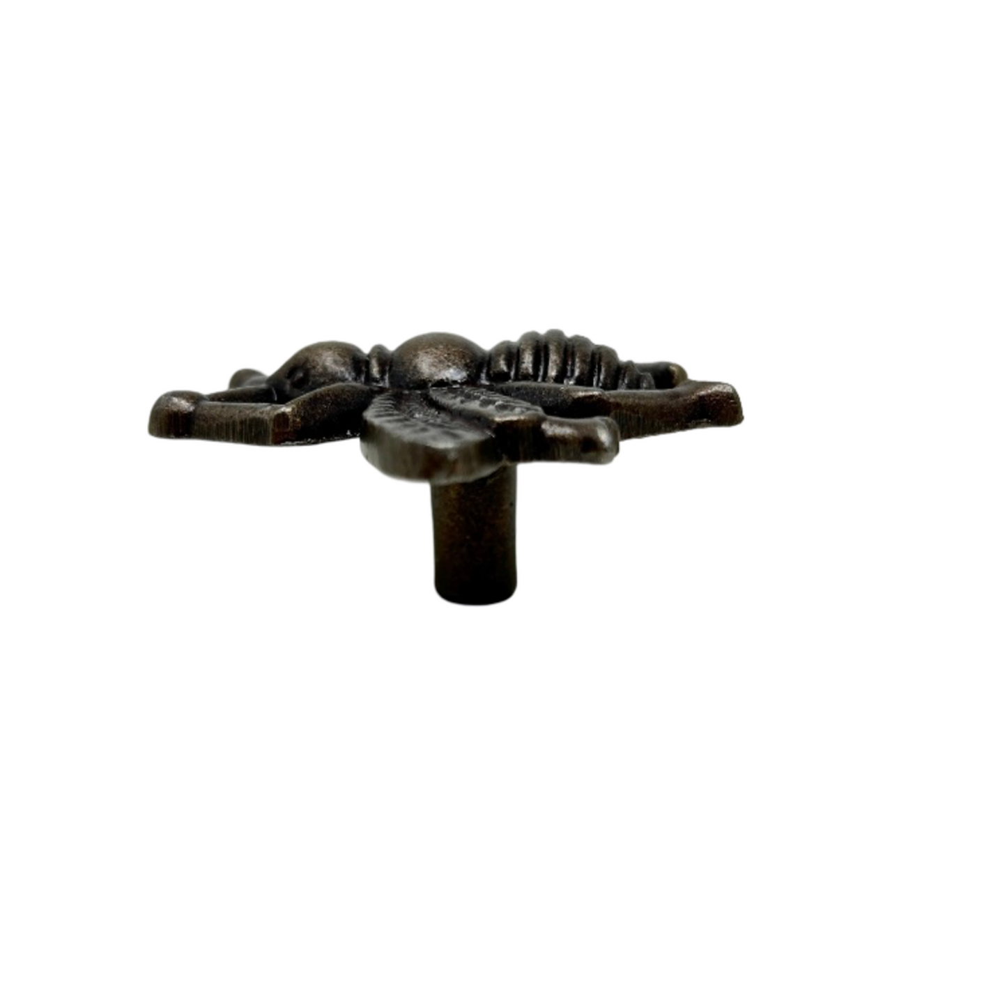 Large Antique Brass Bee Hook