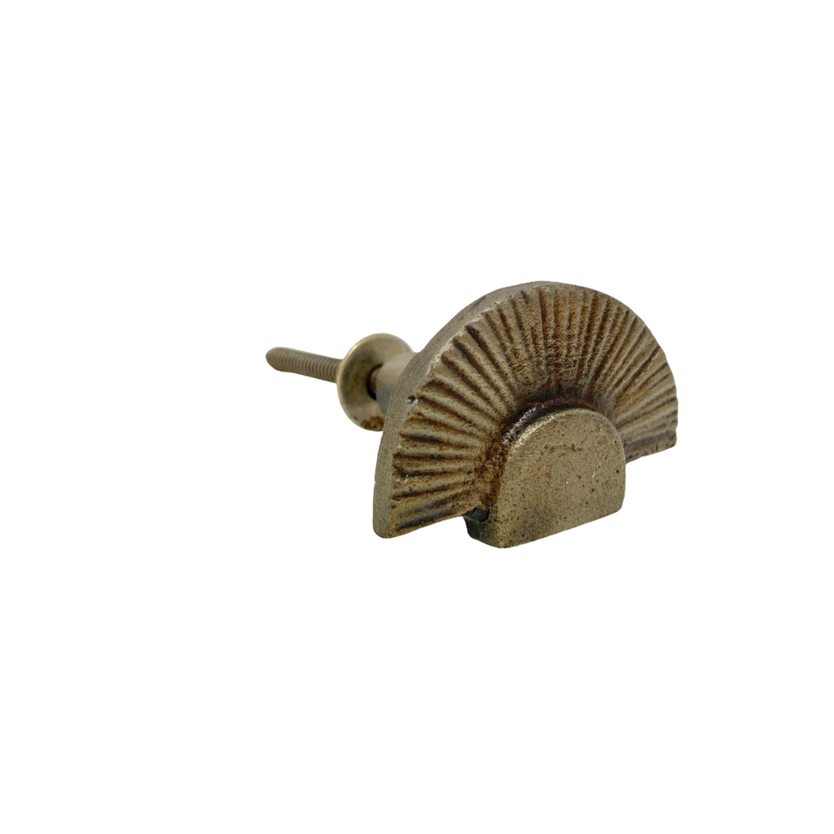 Art Deco Half Fan Knob