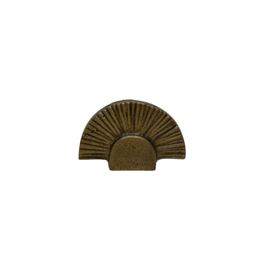 Art Deco Half Fan Knob