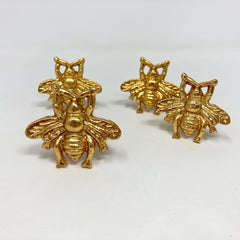 Golden Bumble Bee Knob- Knob Home decor drawer pull