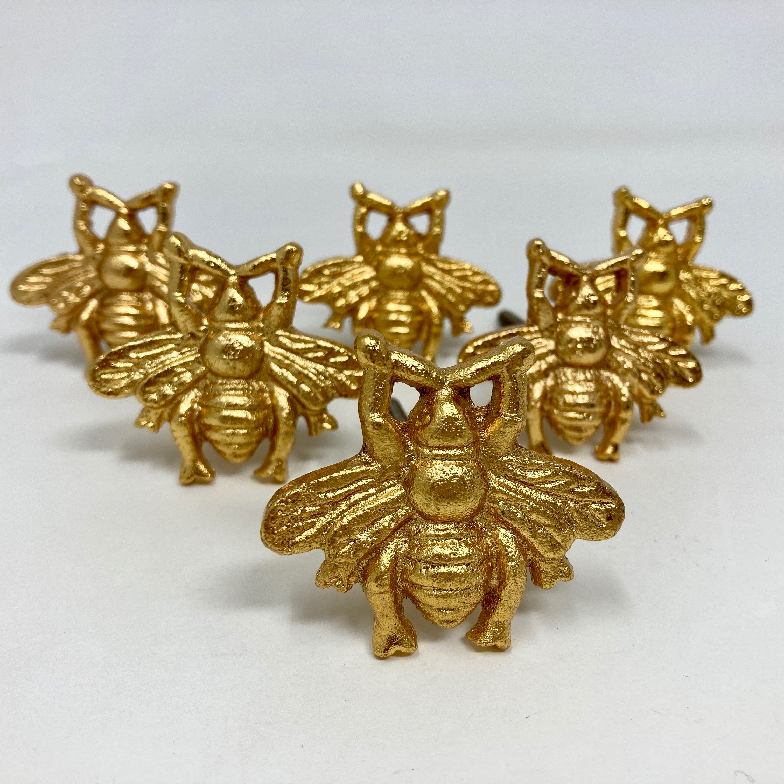 Golden Bumble Bee Knob- Knob Home decor drawer pull