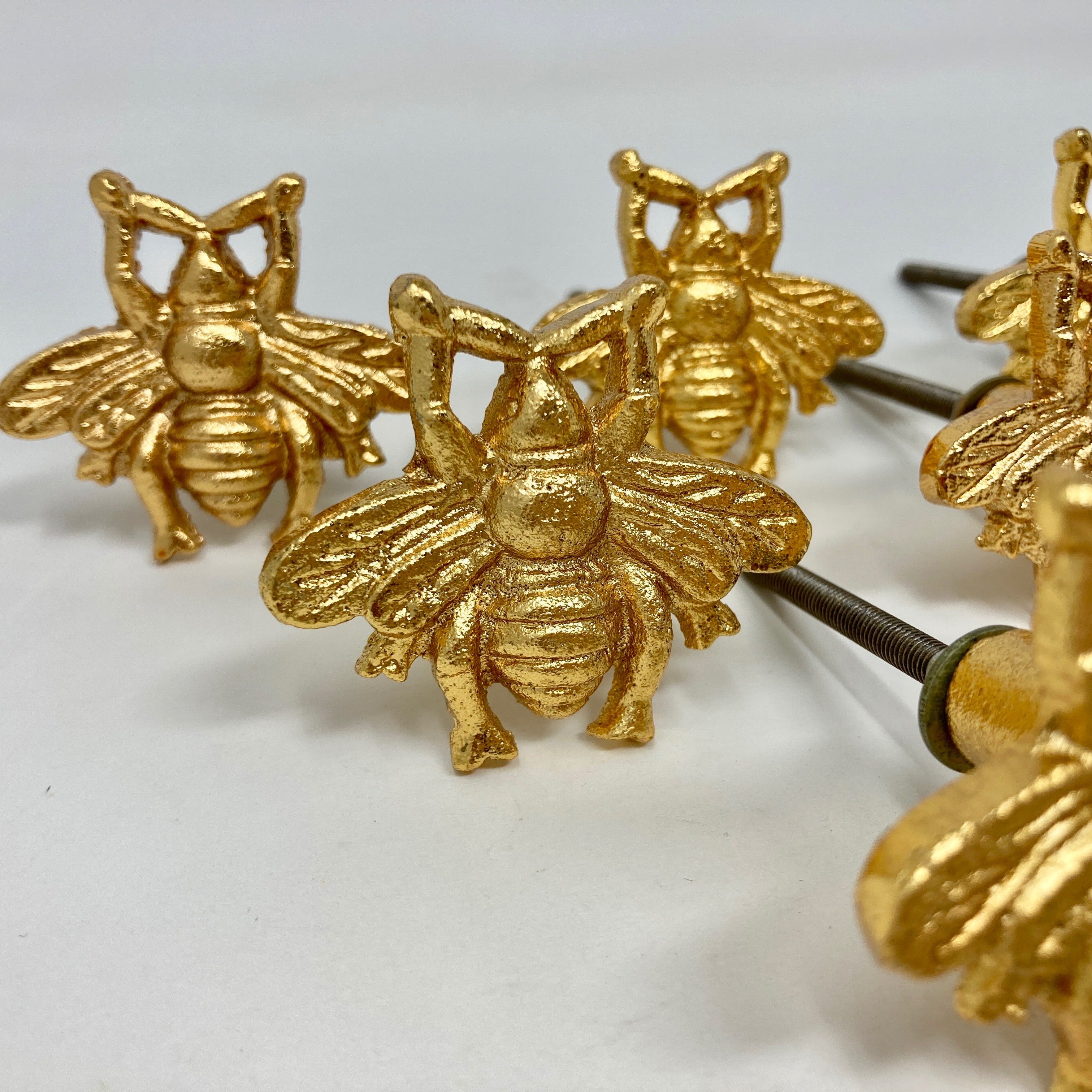 Golden Bumble Bee Knob- Knob Home decor drawer pull