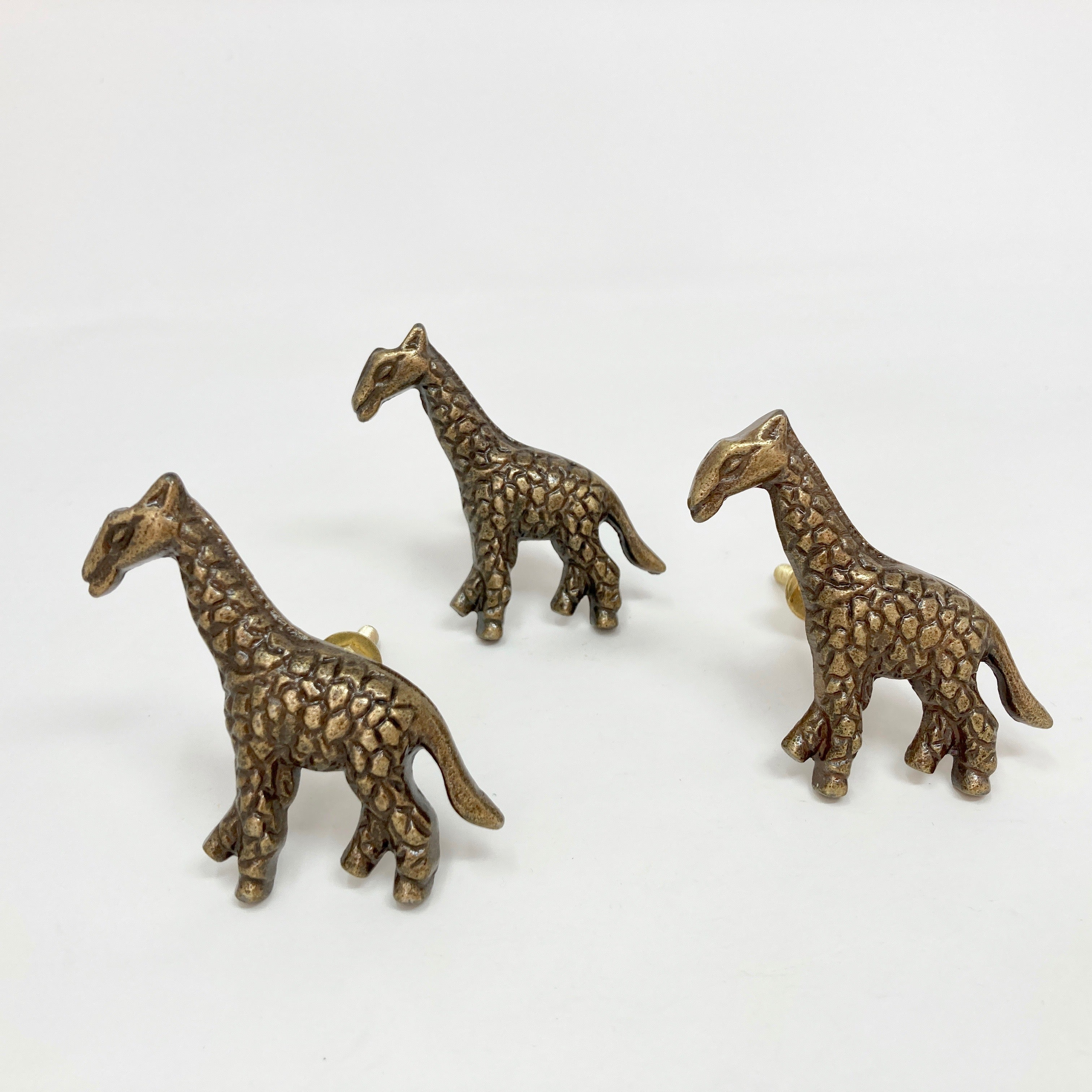 Giraffe Antique Bronze Knob, Animal Knob - Drawer Pull Door Knob Dresser