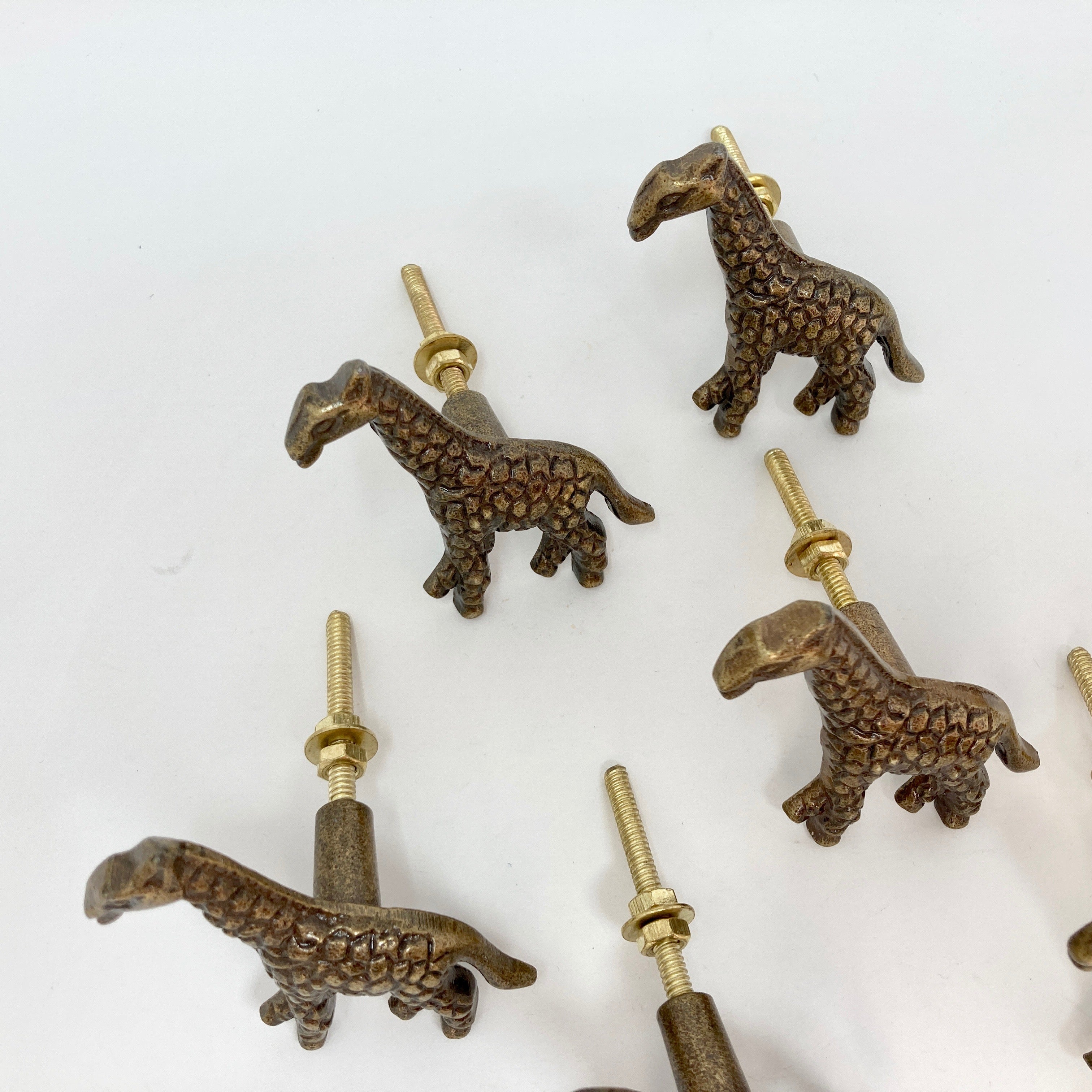 Giraffe Antique Bronze Knob, Animal Knob - Drawer Pull Door Knob Dresser