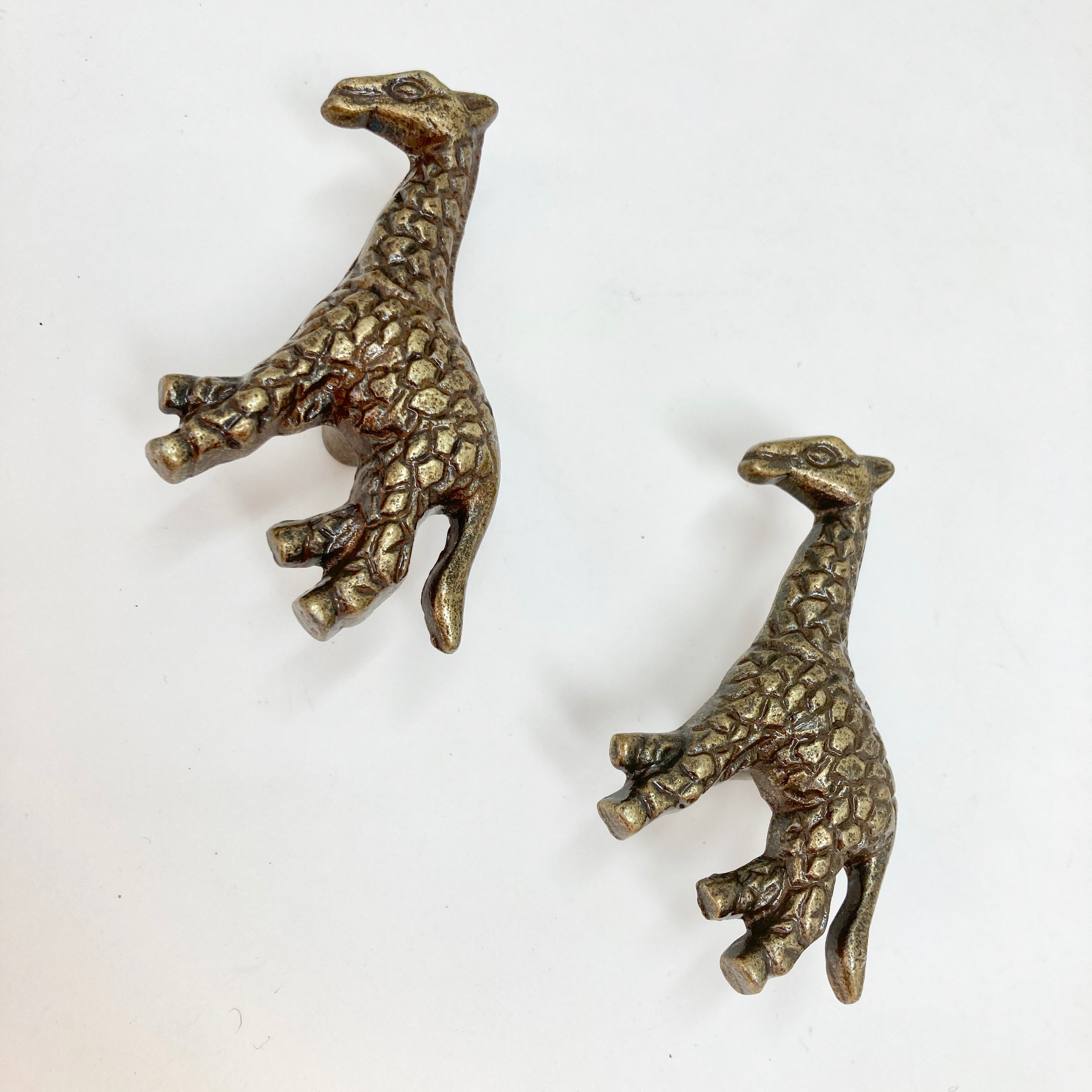 Giraffe Antique Bronze Knob, Animal Knob - Drawer Pull Door Knob Dresser