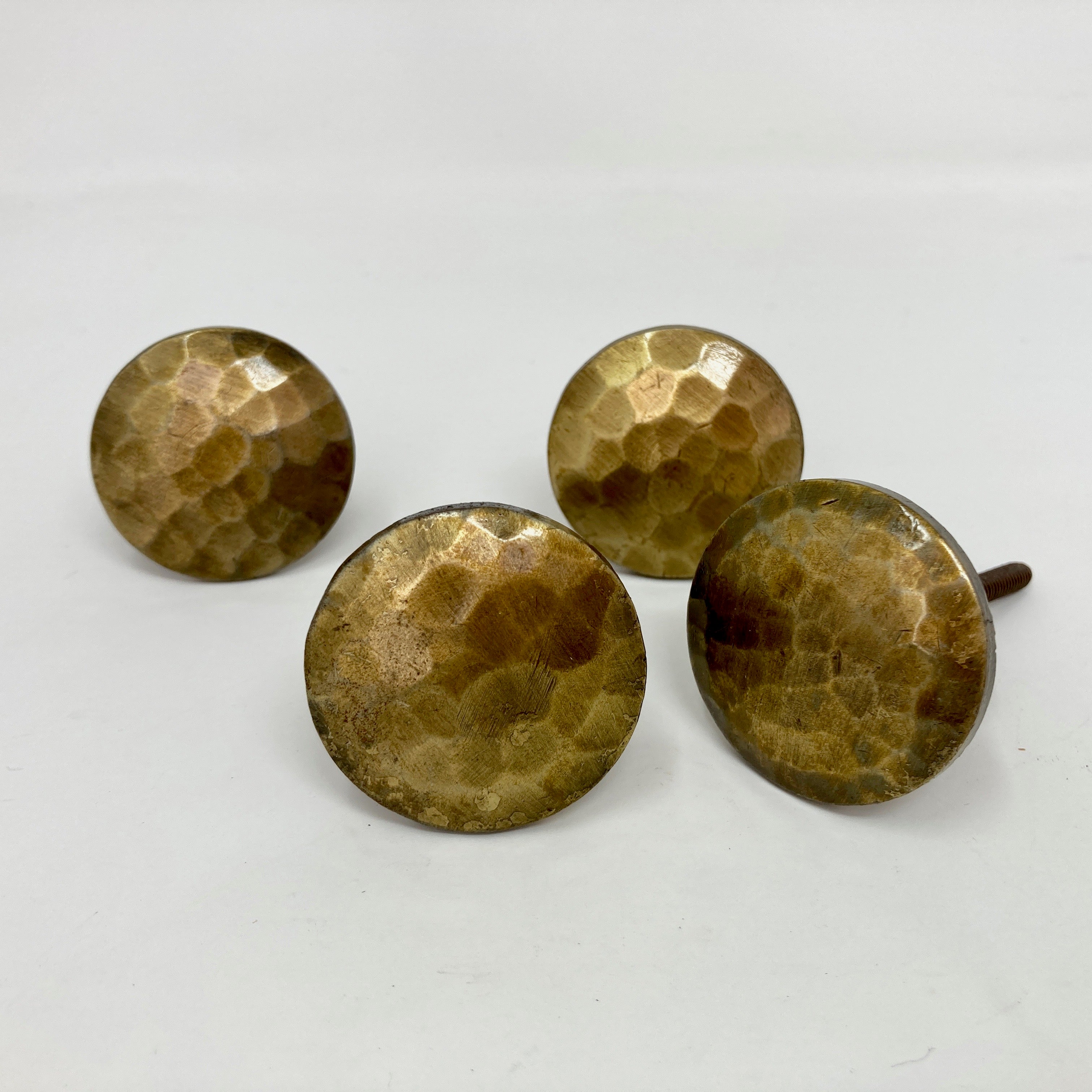 Hammered Antique Brass Knob | Kitchen Replacement | Home decor drawer pull