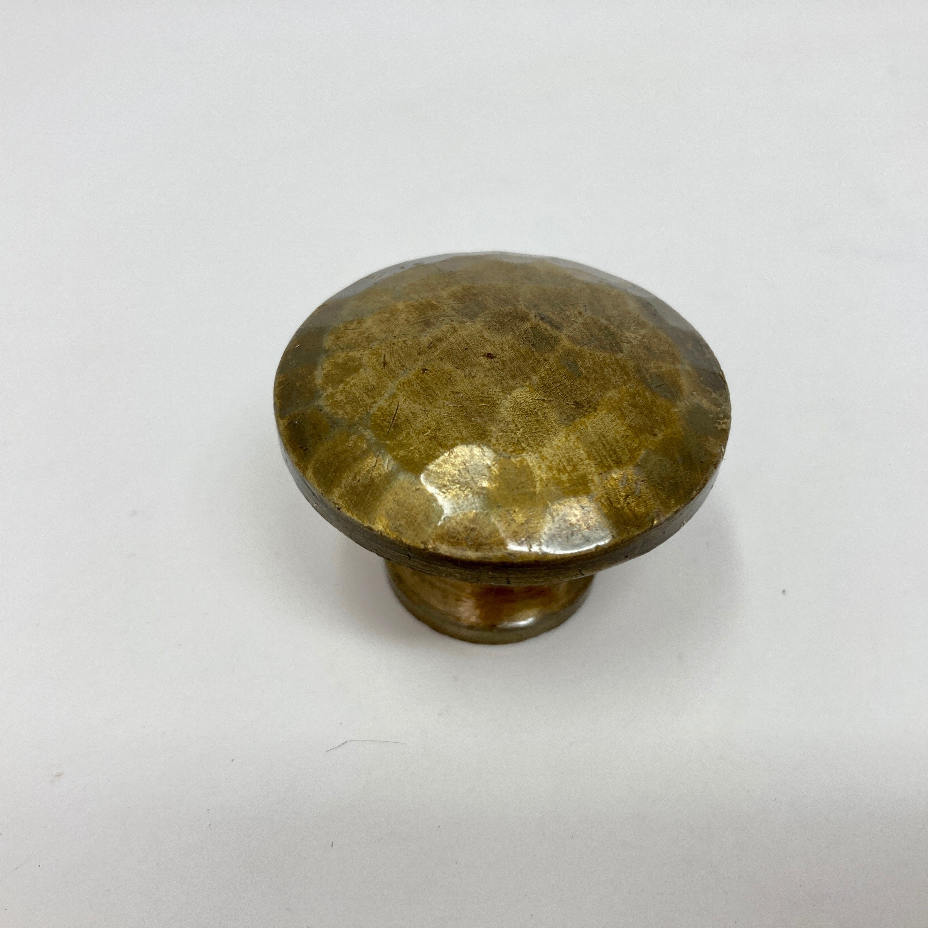 Hammered Antique Brass Knob | Kitchen Replacement | Home decor drawer pull