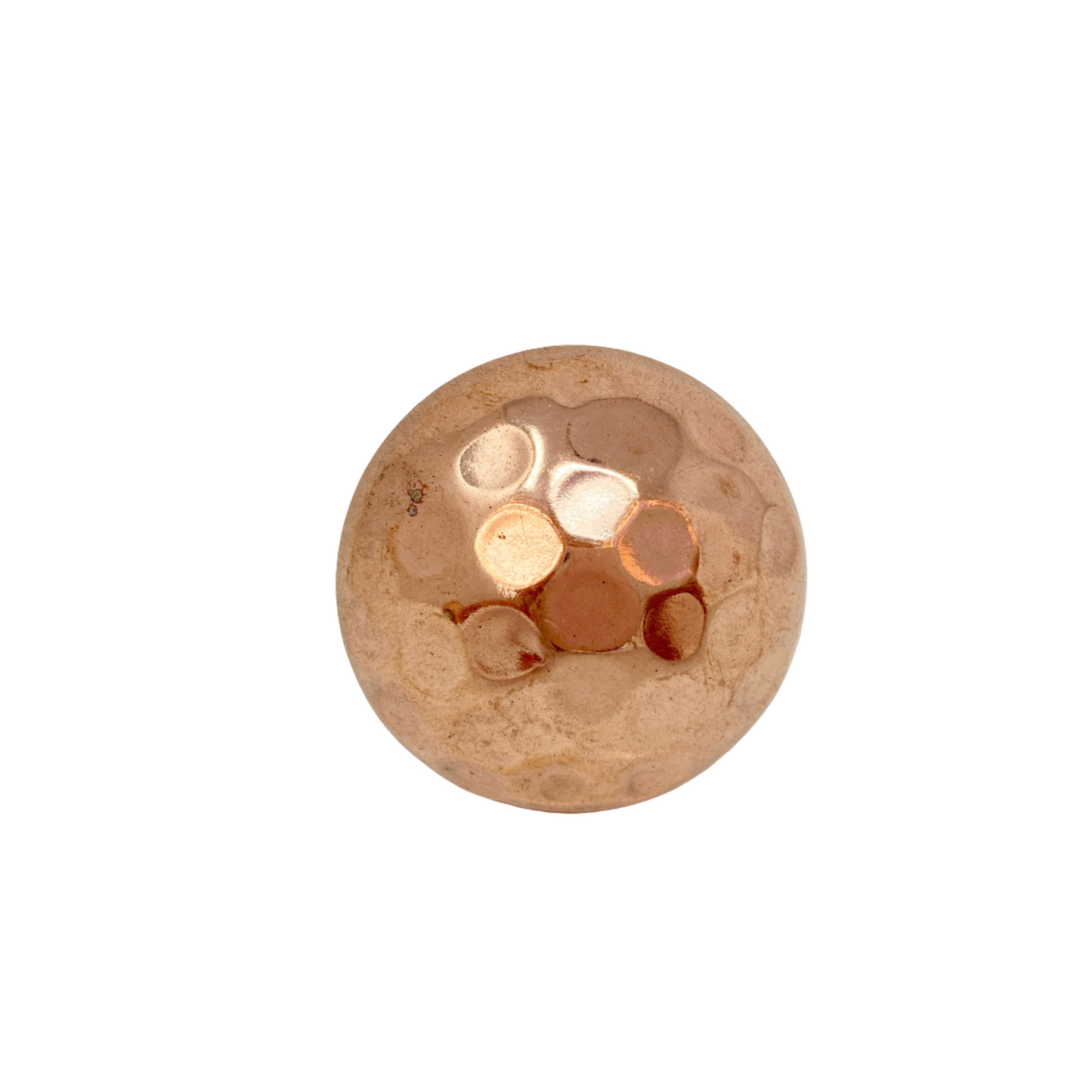Hammered Brass Knob