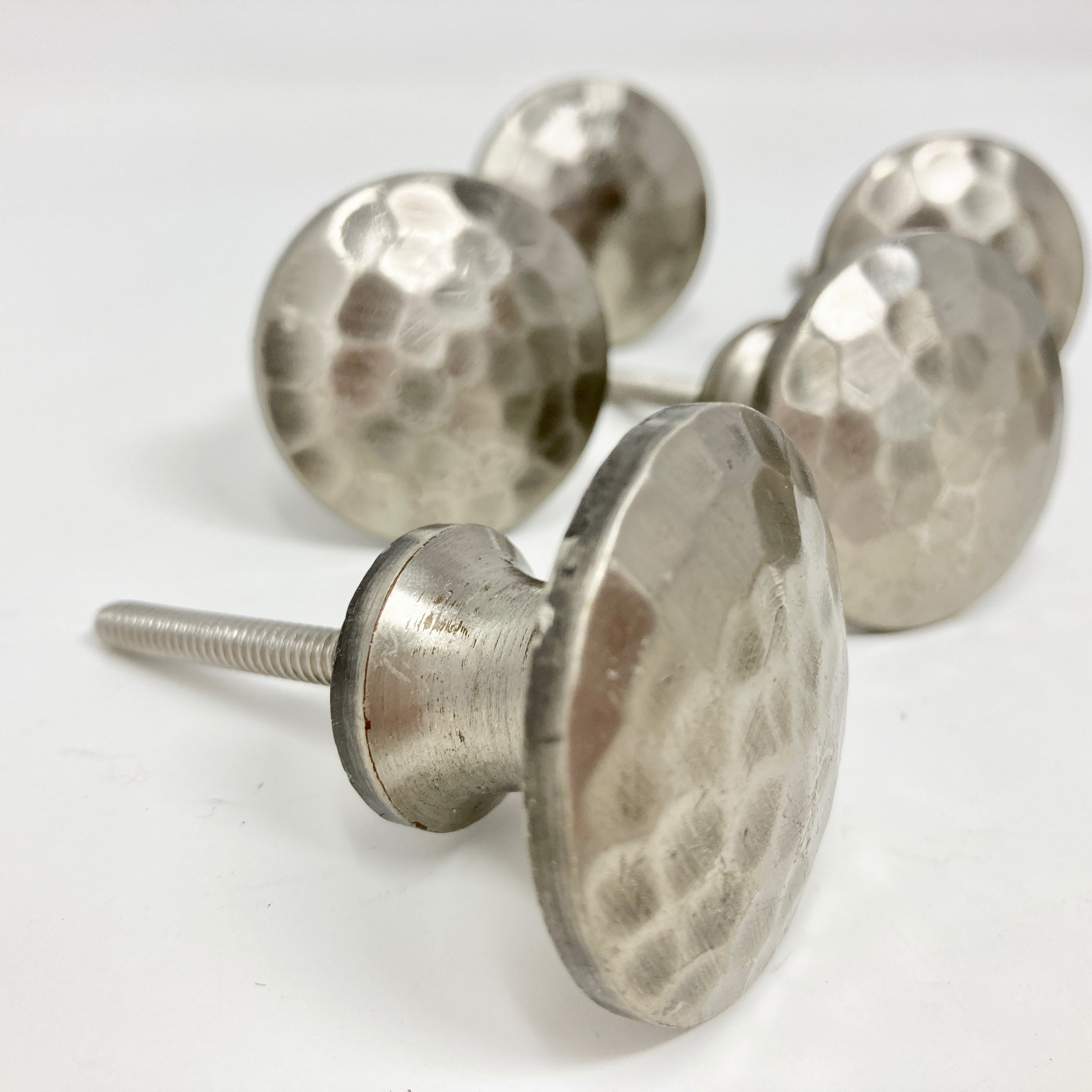 Hammered Antique Pewter Knob Kitchen Replacement Home decor drawer pull