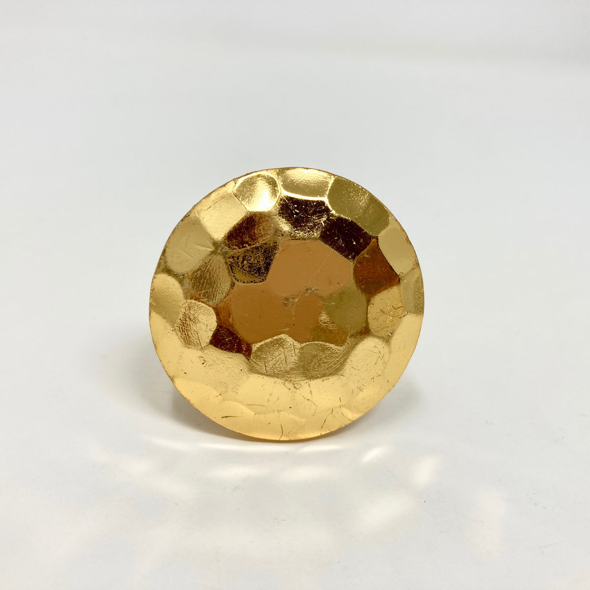 Hammered Gold Knob | Kitchen Replacement | Home decor drawer pull