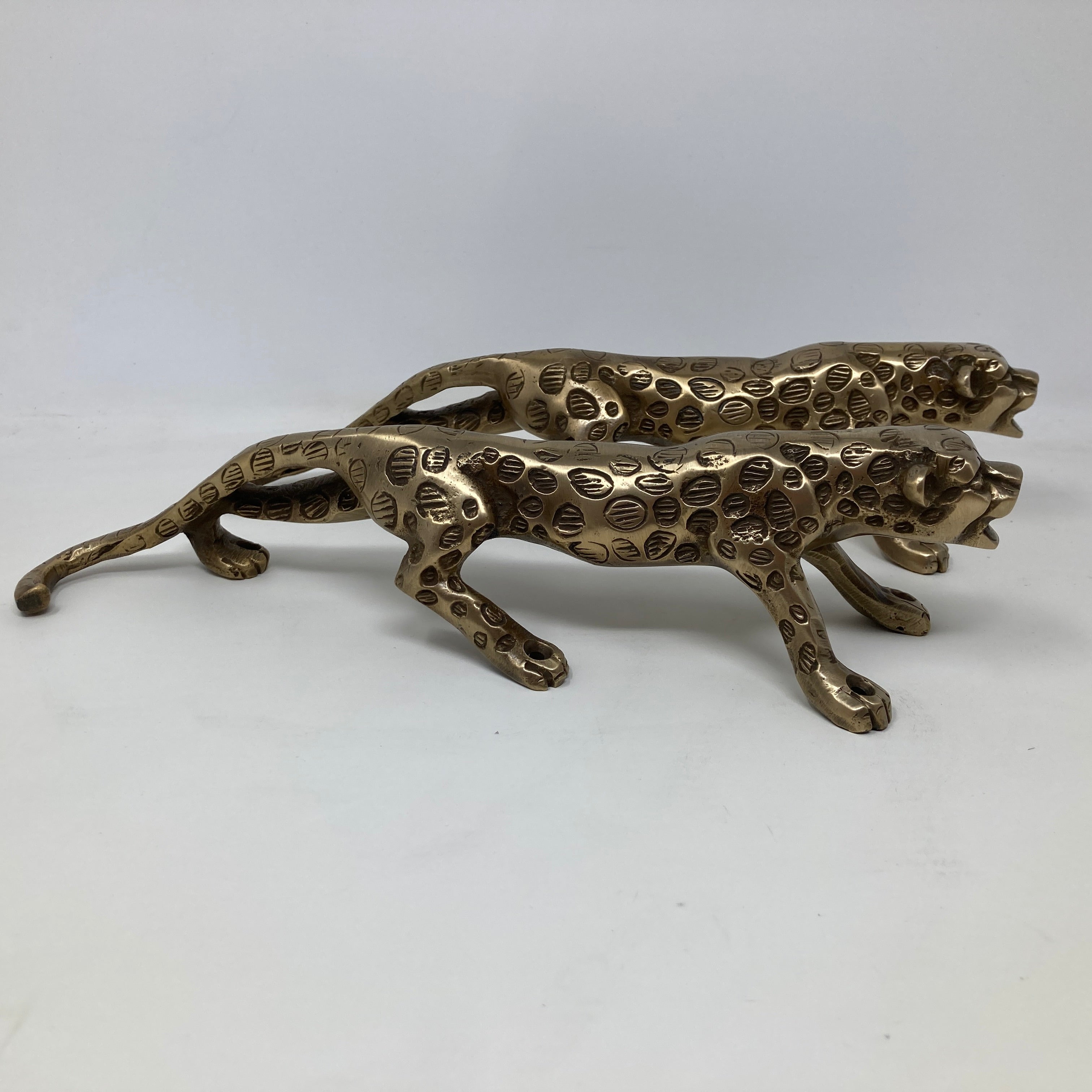 Antique Brass Leopard / Jaguar / Tiger Brass Door Handle 100% Brass