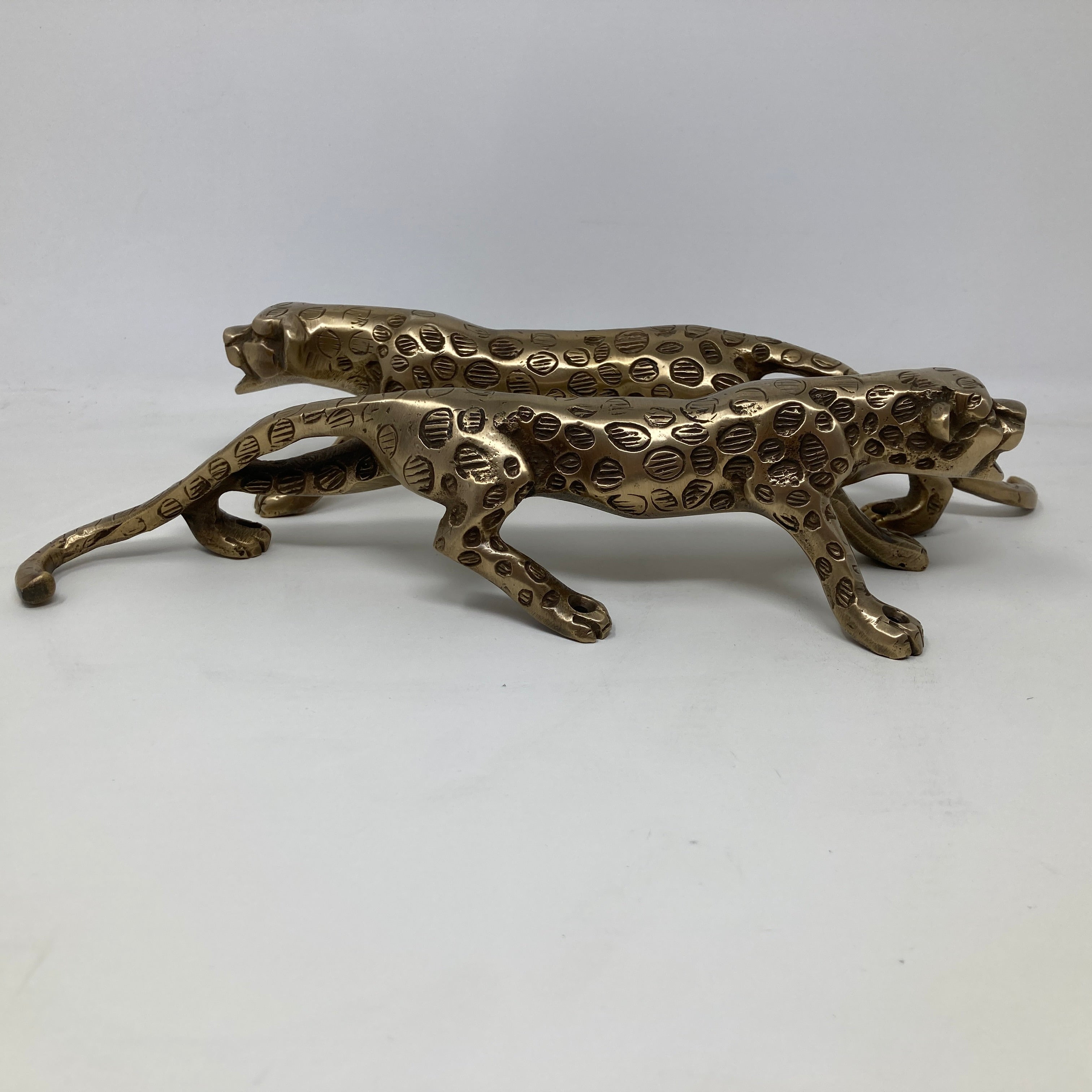 Antique Brass Leopard / Jaguar / Tiger Brass Door Handle 100% Brass