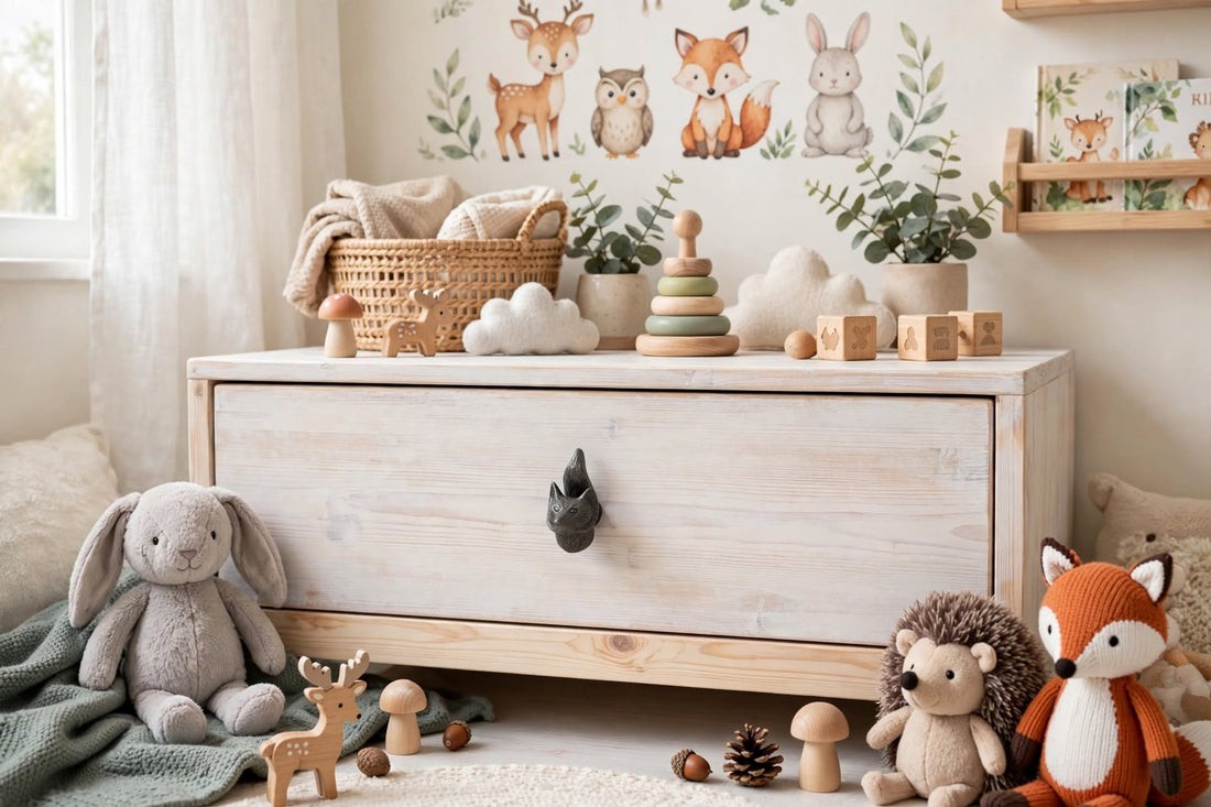 Mr Fox Animal Knob