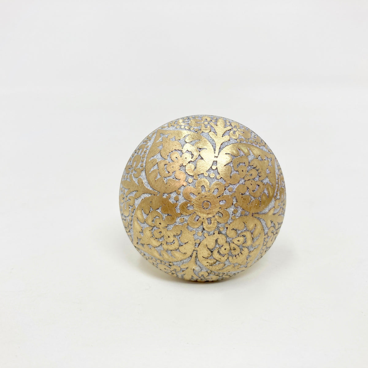 Moroccan Gold & Grey Round Drawer Knob Cupboard Pull Drawer Brass Etched Drawer Knob Brass Bohemian Drawer Knob