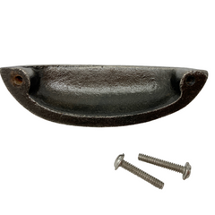 Pewter Hammered Knob Or Cup Handle