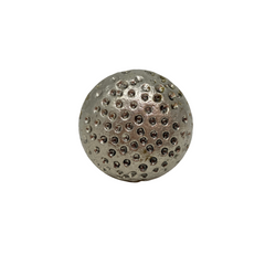 Pewter Hammered Knob Or Cup Handle