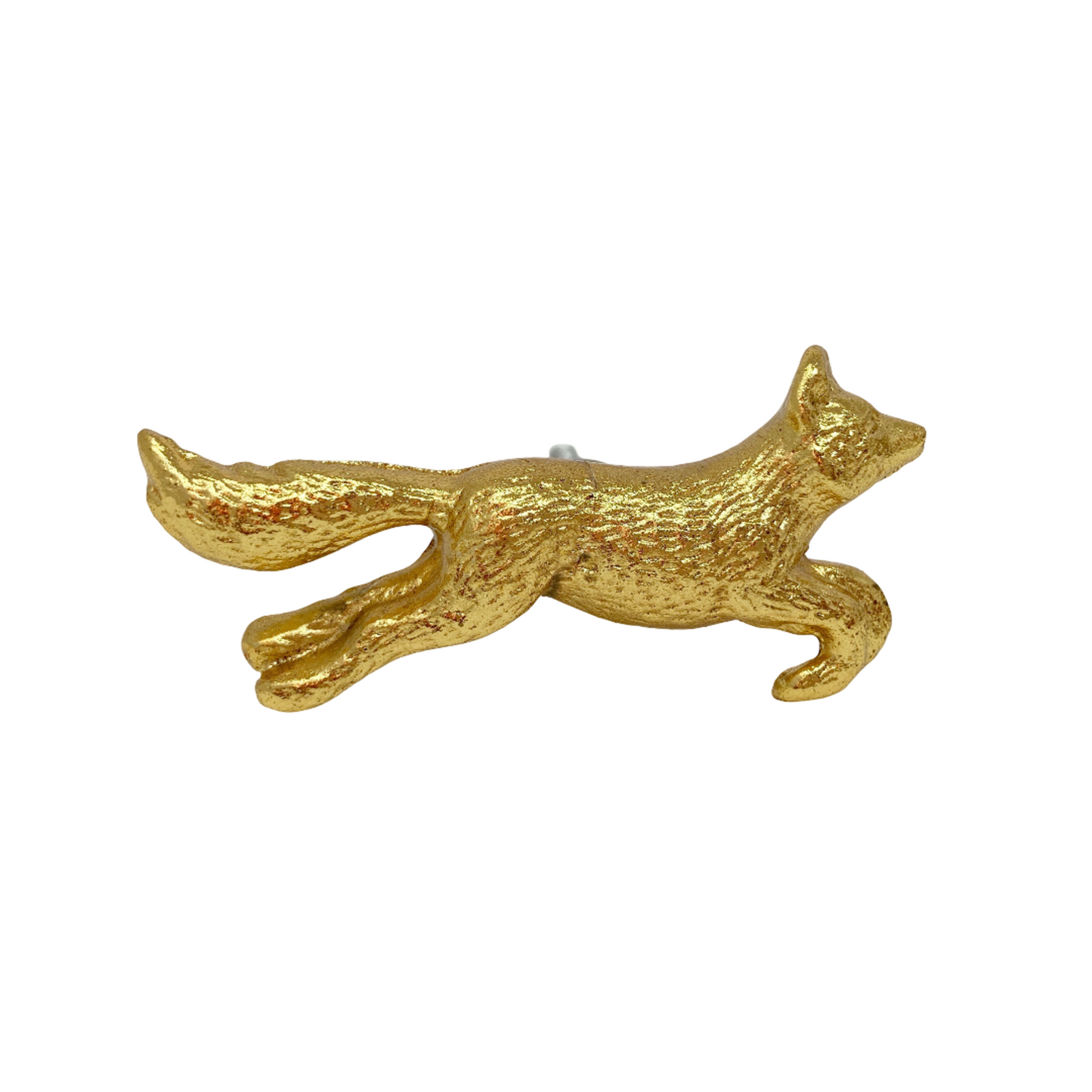 Running Fox Vintage Animal Knob