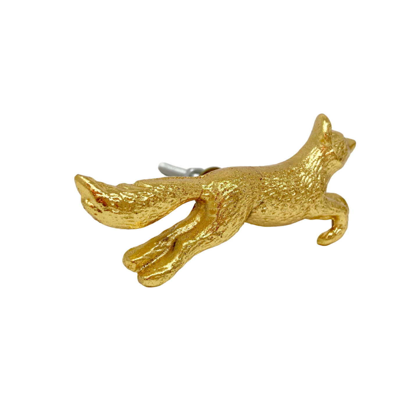 Running Fox Vintage Animal Knob