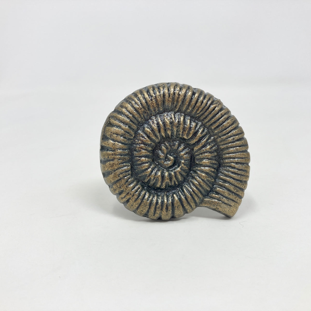 Antique Brass Shell Knob Metal Knob Drawer Pull Bathroom Cabinet Dresser