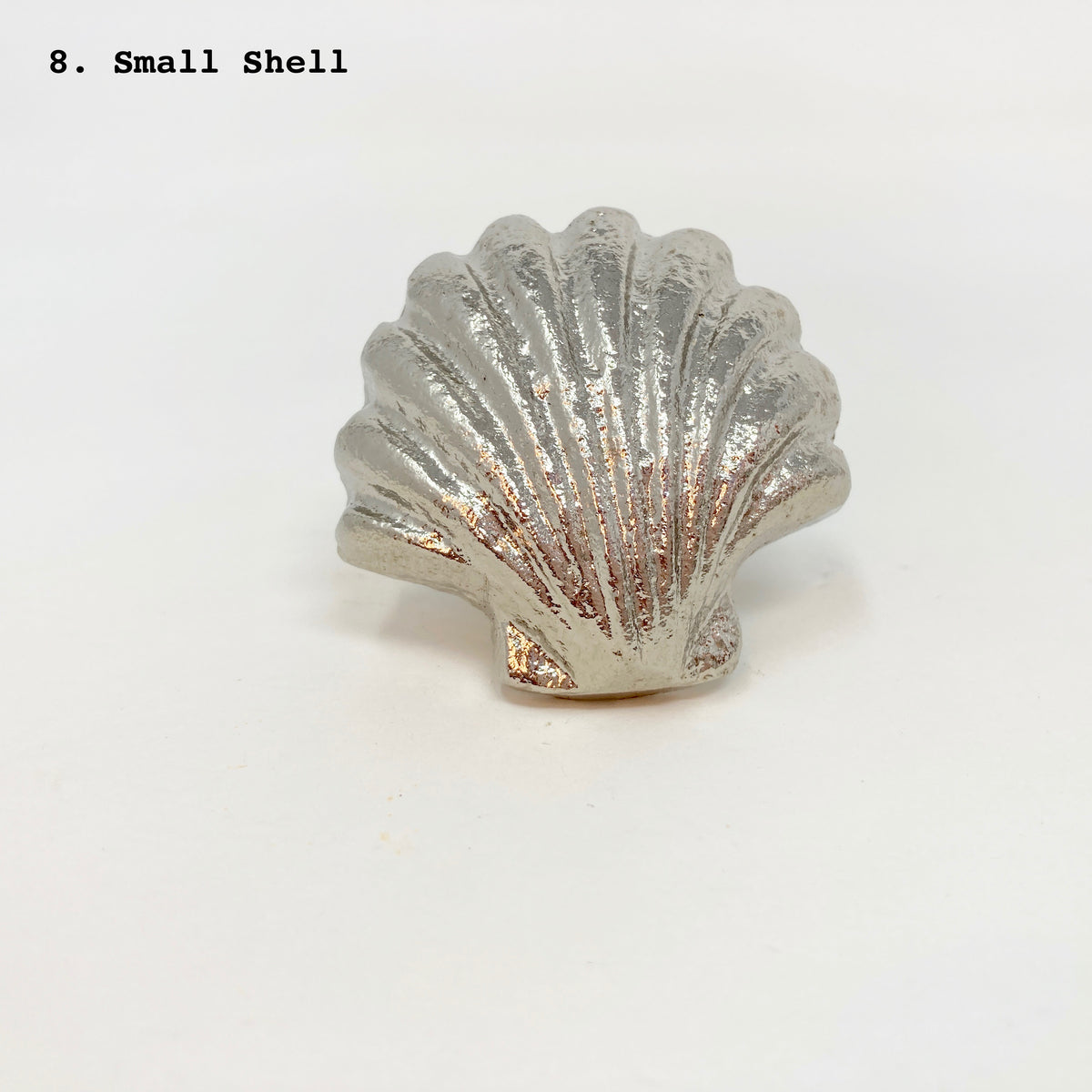 Silver Sealife Marine Nautical Metal Knob. Charming Coastal Decorative Hardware for Bathroom, Cupboards, Dresser, Cabinet, Chest of Drawers