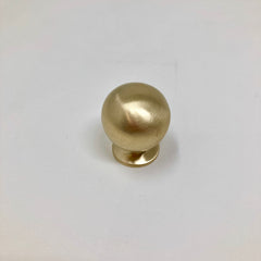 Brushed Brass UNLACQUERED Cabinet Knobs and Handles