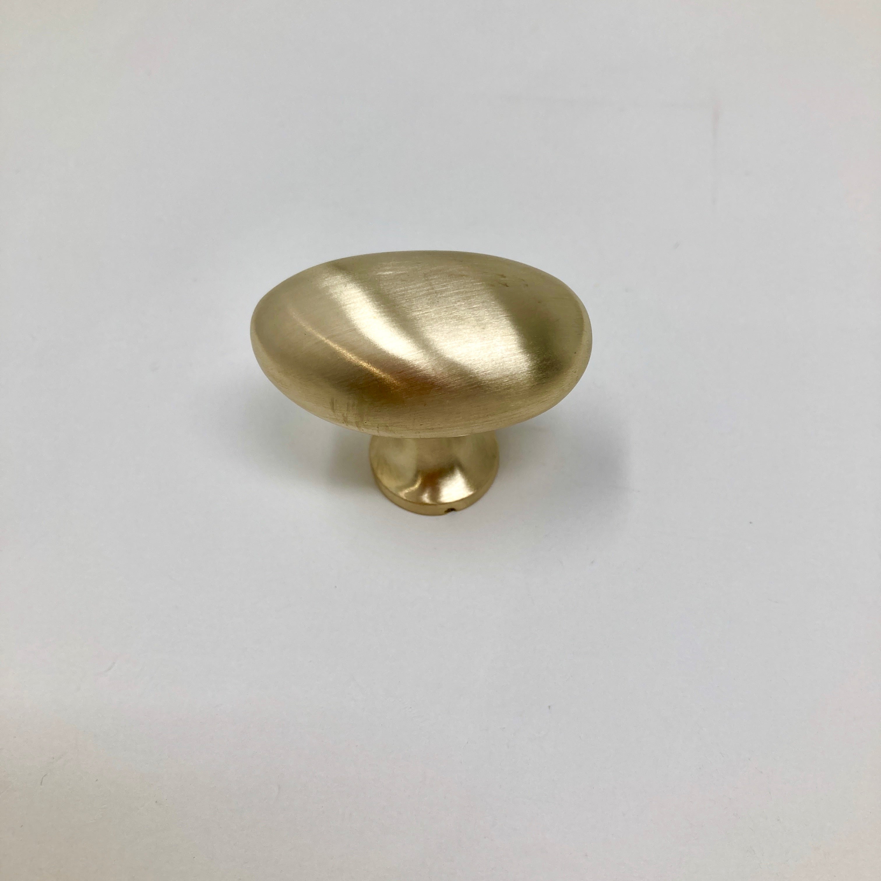 Brushed Brass UNLACQUERED Cabinet Knobs and Handles