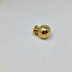 Polished Brass UNLACQUERED Bubble Knob