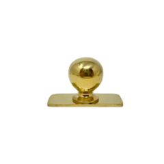 Unlacquered Brass Rectangular Backplate