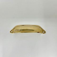 Polished Brass UNLACQUERED Small Cup Handle